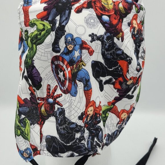 Marvel Comic Book Surgical Scrub Cap - Picture 3 of 4